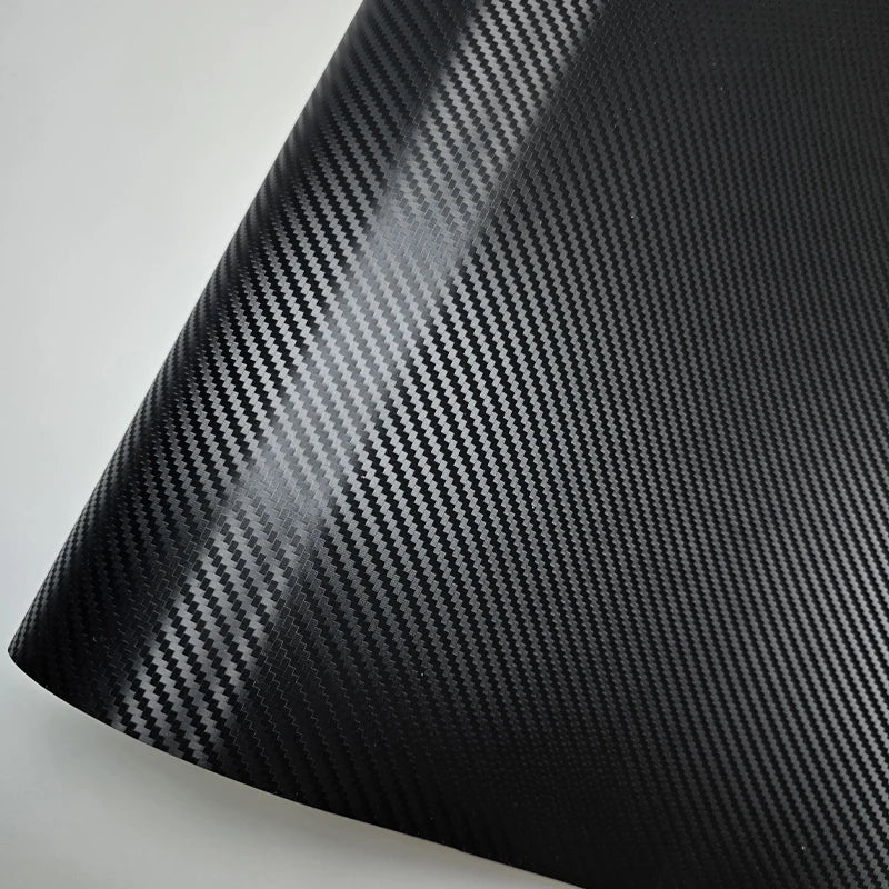 3D 4D 5D 6D Carbon Fiber High Glossy Black Car Stickers Wraping Vinyl Car Wrap Accessories for Vehicles Decals for Vehicle Auto