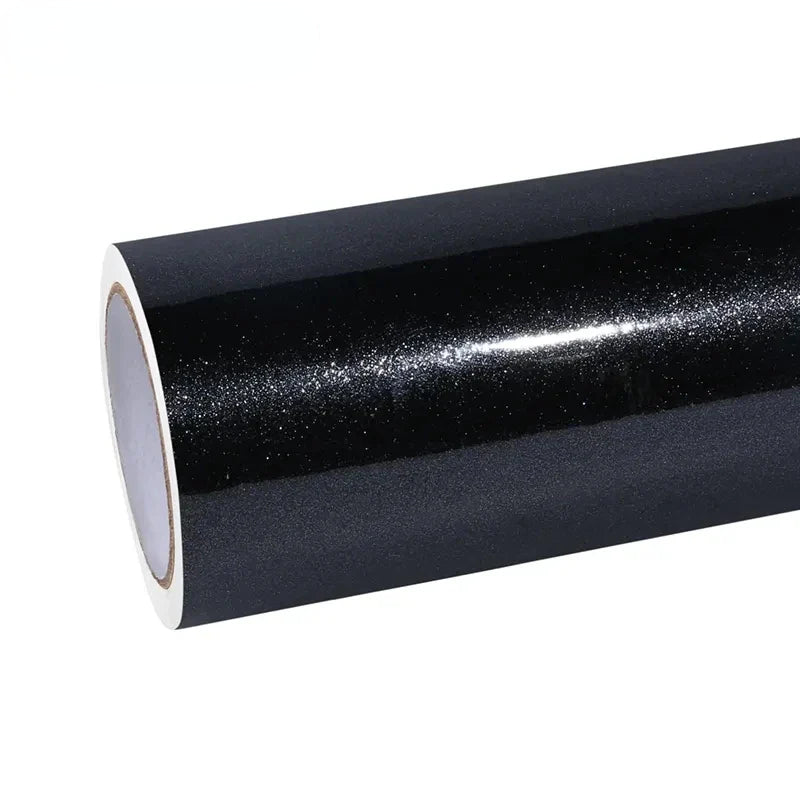 Black Color Change Film PET material heat healing various colors high glossy 1.52m*18m Car wrap Film