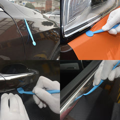 FOSHIO Carbon Fiber Film Magnetic Stick Squeegee Set Window Tint Wrapping Scraper Car Sticker Install Vinyl Applicator Tools Kit