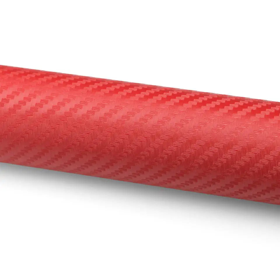 Cheapest Price Red 3d Carbon Fiber Vinyl Wrap Film For Car