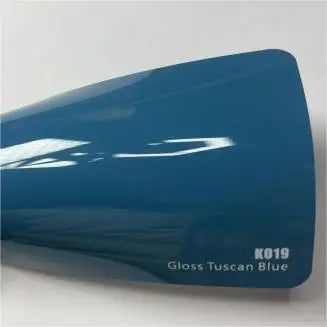 color PPF Gloss Tuscan Blue 1.52*16m 8mil self heat healing wrap color changing car body