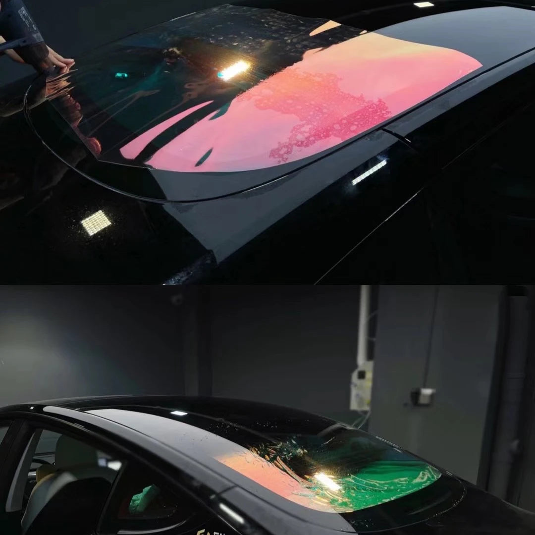 window TINT film Sun Block Window Film 85%VLT Chameleon red source car color film