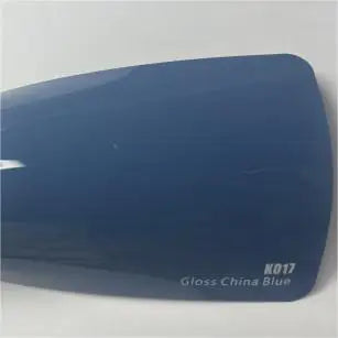 color PPF Gloss China Blue 1.52*16m 8mil self heat healing color changing car body  Paint Protection Film