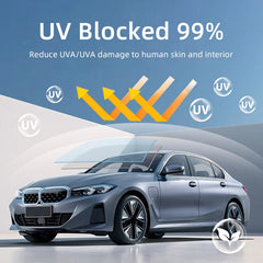 Privacy Solar Window Films Vlt 70% Super Clear Color Nano ceramic coating no metallized layer Car