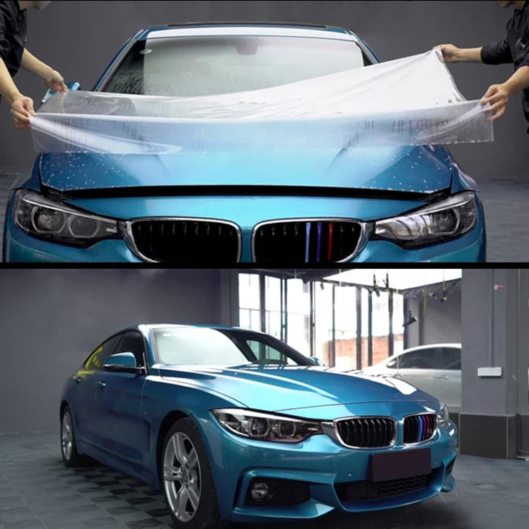 Super Gloss 30% Hydrophobic Yellowing Transparent Tpu Tph Ppf Films Car Paint Protection