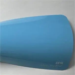 color PPF Gloss Sky Blue 1.52*16m 8mil self heat healing wrap color changing car body