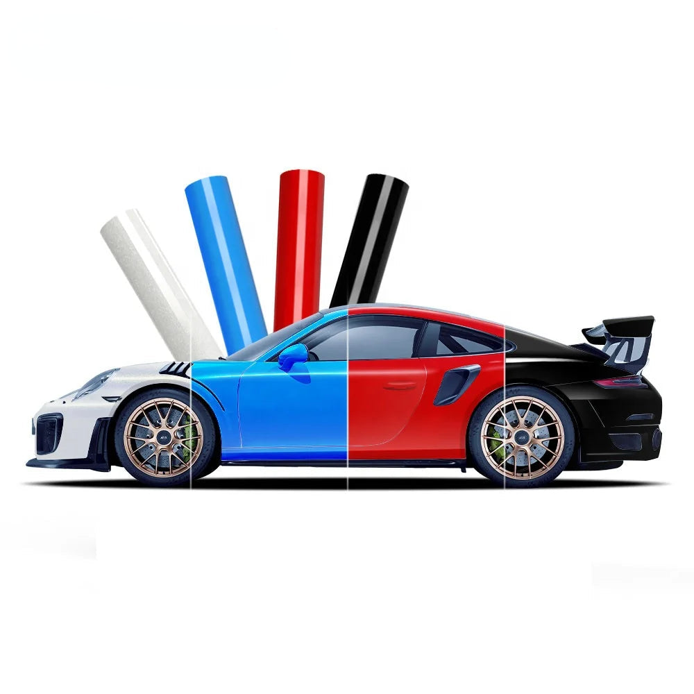 Cars Wrap Vinyl Highlight Glacier Blue Car Wrapping Film Customization Car Color Changing Film Pet PPF